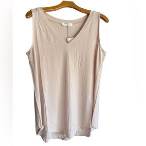 Zenana Soft Rose Sleeveless Tank Top